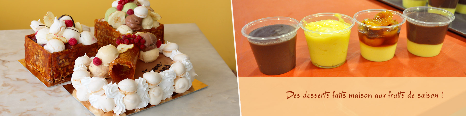 Des desserts faits maison aux fruits de saison !